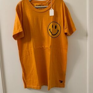 Aviator Nation:  NWT T-shirt with smiley face. Kids 14.